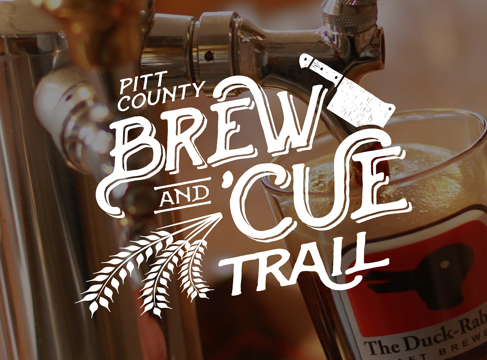 Pitt County Brew and 'Cue Trail logo
